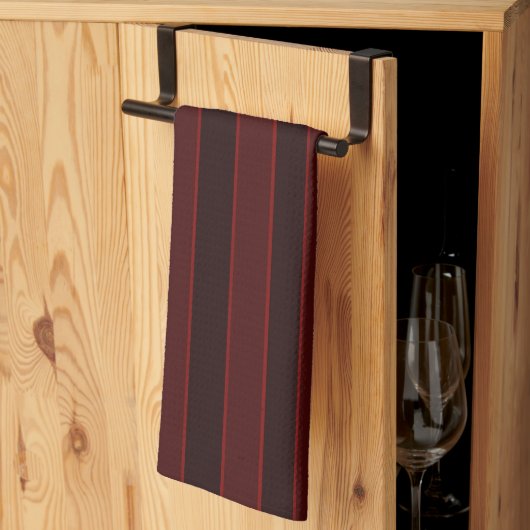 Linge De Cuisine Rouge trié (Pliage en tiers)
