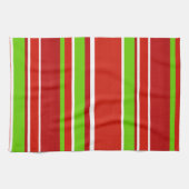 Linge De Cuisine Rouge vert et blanc (Horizontal)