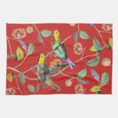 Linge De Cuisine Rouge vintage (Horizontal)