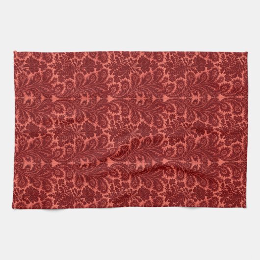 Linge De Cuisine Rouge vintage (Horizontal)