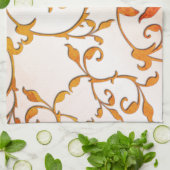 Linge De Cuisine Rouille défilante (Plié)