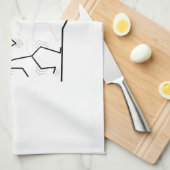 Linge De Cuisine Rouleau Rock 'N' (Quart Plié)