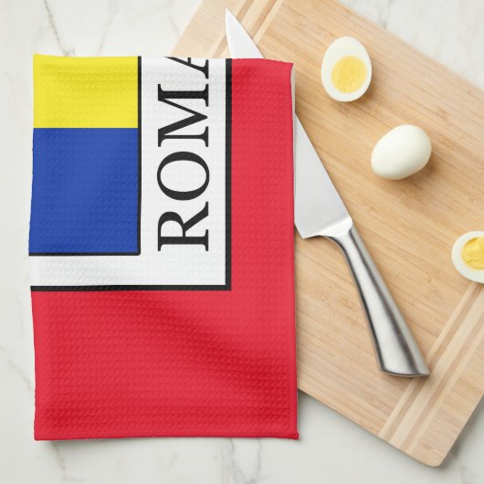 Linge De Cuisine Roumanie (Quart Plié)