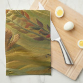 Linge De Cuisine Rousseau Jungle Tropical Tiger Art (Quart Plié)