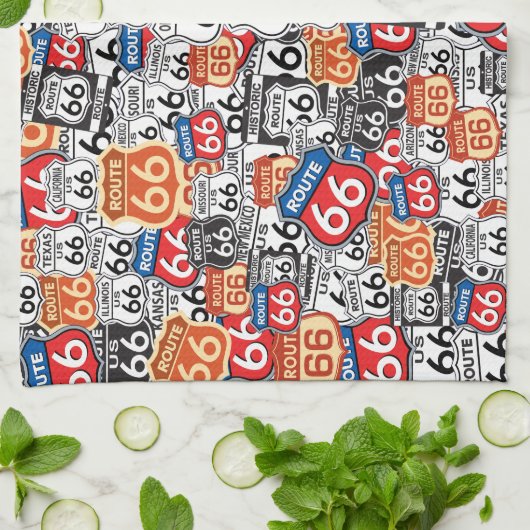 Linge De Cuisine Route 66 (Plié)