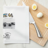 Linge De Cuisine Route 66 Kitchen Tea Towel (Quart Plié)