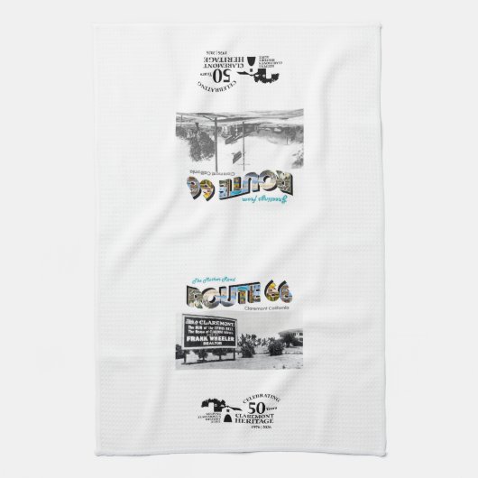 Linge De Cuisine Route 66 Kitchen Tea Towel (Vertical)