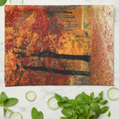 Linge De Cuisine Route d'automne (Plié)