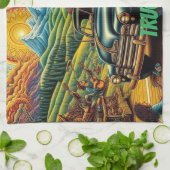 Linge De Cuisine Route de l'art populaire (Plié)