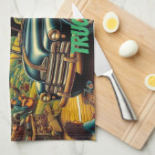 Linge De Cuisine Route de l'art populaire (Quart Plié)