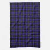 Linge De Cuisine Royal Blue Black Plaid (Vertical)