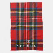 Linge De Cuisine Royal Stewart Rouge Plaid PERSONNALISER (Vertical)