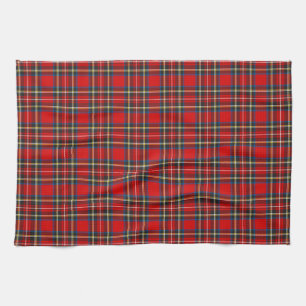 Linge De Cuisine Royal Stewart Tartan Plaid Scottish Motif