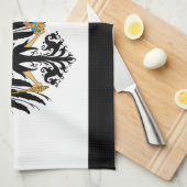 Linge De Cuisine Royaume drapeau national de Prusse (Quart Plié)