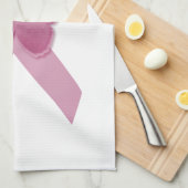 Linge De Cuisine Ruban rose de conscience (Quart Plié)