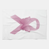 Linge De Cuisine Ruban rose de conscience (Horizontal)
