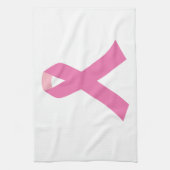 Linge De Cuisine Ruban rose de conscience de cancer du sein (Vertical)