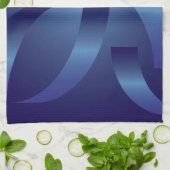 Linge De Cuisine rubans saphir (Plié)