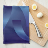 Linge De Cuisine rubans saphir (Quart Plié)