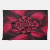 Linge De Cuisine Ruby Red Petal noir (Horizontal)