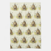 Linge De Cuisine Ruche d'abeille au miel rustique (Vertical)