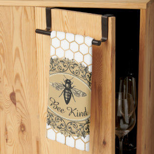 Linge De Cuisine Ruche de miel gentille