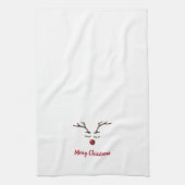 Linge De Cuisine Rudolph Red Nose Reindeer  (Vertical)