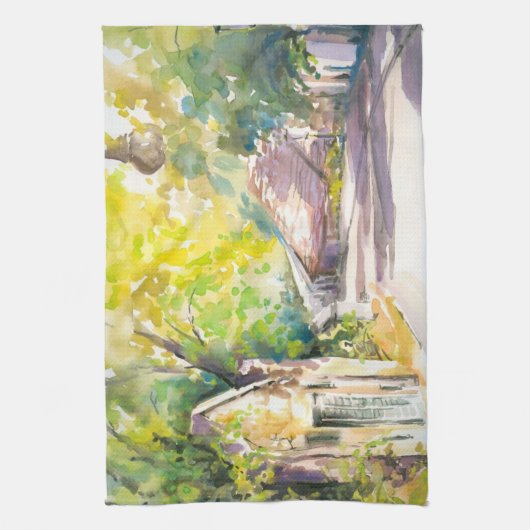 Linge De Cuisine Rue (Vertical)