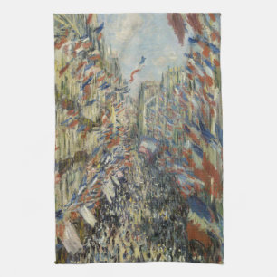 Linge De Cuisine Rue Montorgueil à Paris par Claude Monet
