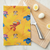 Linge De Cuisine Rue Sésame | Motif des constructeurs mécaniques (Quart Plié)