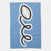 Linge De Cuisine Rugby fait sur commande (Vertical)