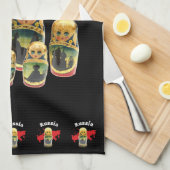 Linge De Cuisine Russie - Russie Babuschka Geschirrtücher (Quart Plié)
