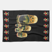 Linge De Cuisine Russie - Russie Babuschka Geschirrtücher (Horizontal)