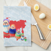 Linge De Cuisine Russie - Russie Babuschka Geschirrtücher (Quart Plié)