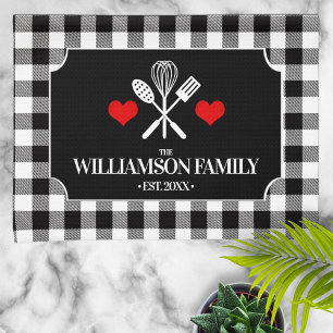 Linge De Cuisine Rustic Country Kitchen Nom de famille