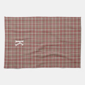 Linge De Cuisine Rustic Cranberry, Dark Tan & White Plaid Kitchen (Horizontal)