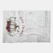 Linge De Cuisine Rustic Fall Give Citrouille (Horizontal)