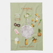 Linge De Cuisine Rustic Green Christmas Holiday Farmhouse Cadeau (Vertical)