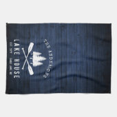 Linge De Cuisine Rustic Lake House Boat (Horizontal)