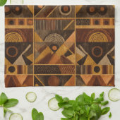 Linge De Cuisine Rustic Southwestern Stripe Pattern (4) (Plié)