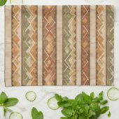 Linge De Cuisine Rustic Southwestern Stripe Pattern (7) (Plié)