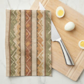 Linge De Cuisine Rustic Southwestern Stripe Pattern (7) (Quart Plié)