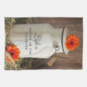 Linge De Cuisine Rustic White Milk (Horizontal)