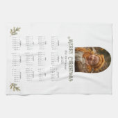 Linge De Cuisine Rustic Woodland Noël 2025 Calendrier Photo (Horizontal)