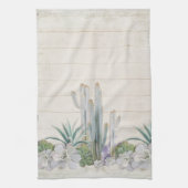 Linge De Cuisine Rustique Bois Desert Cactus Succulent West Kitchen (Vertical)