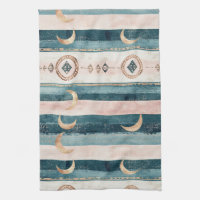 Rustique Céleste Rayure Lune Soleil Terestre (10)