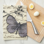 Linge De Cuisine rustique français scripts de pays paris eiffel tow (Quart Plié)