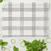 Linge De Cuisine Rustique géométrique moderne minimaliste Plaid (Plié)