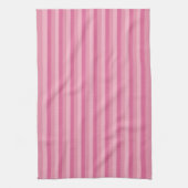 Linge De Cuisine Rustique rose rayé (Vertical)