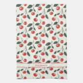 Linge De Cuisine Rustique Vintage Cherry Motif (Vertical)
